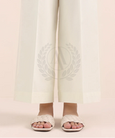WHITE COTTON CULOTTES PANT