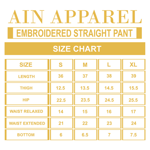 PACK OF 2 EMROIDERED STRAIGHT PANT - PRE BOOKING