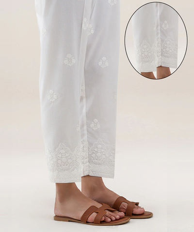 PACK OF 2 EMROIDERED STRAIGHT PANT - PRE BOOKING