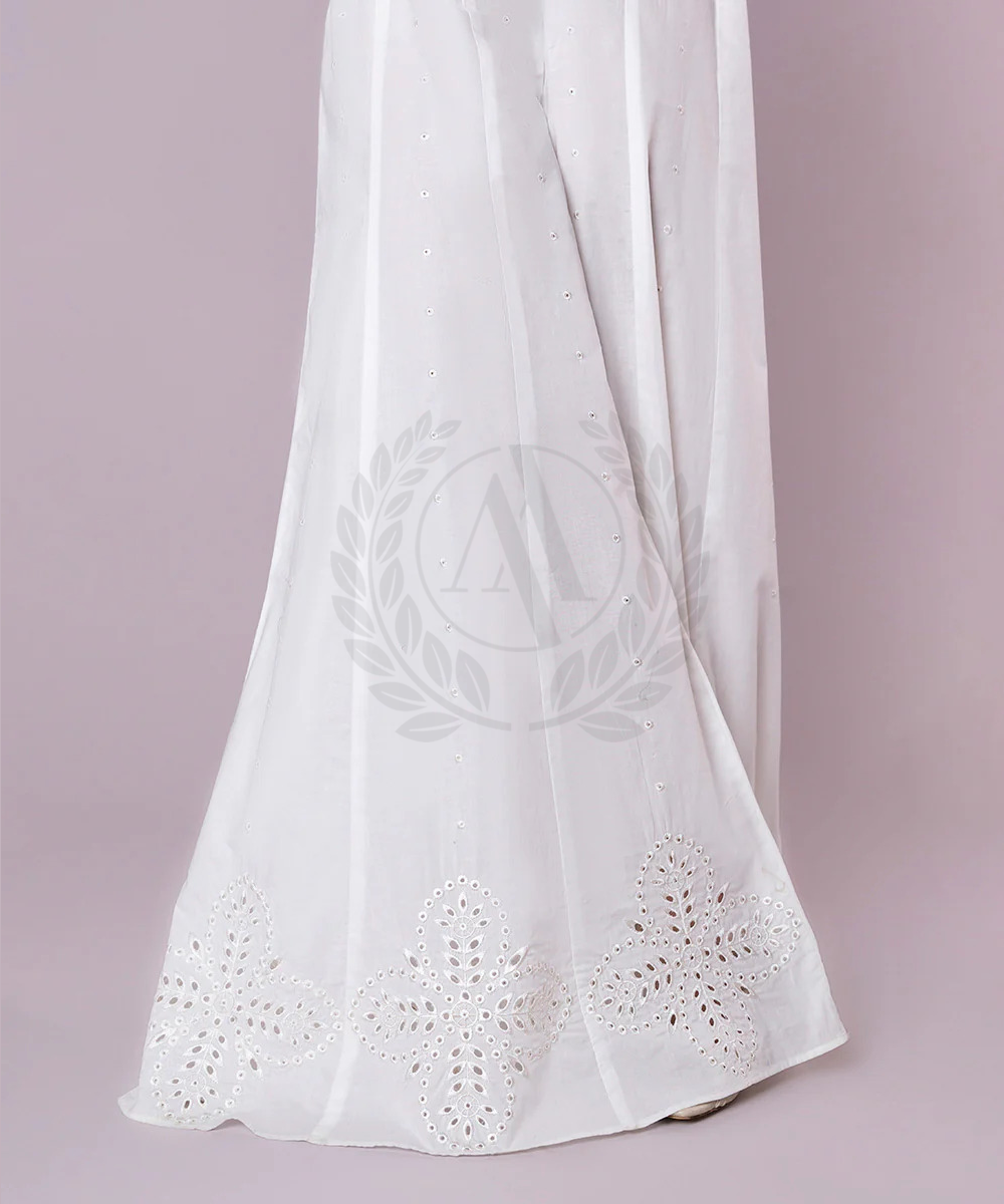 PACK OF 2 CHIKANKARI SHARARA PANT